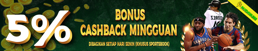 Bonus Cashback Mingguan Sport